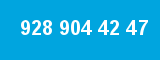 928 904 42 47 928 904 42 47